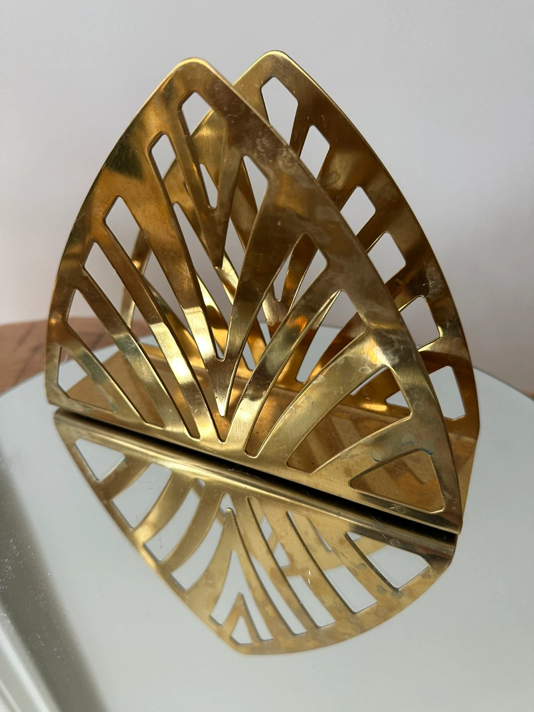 Brass Napkin Holder and Pair of Mini Buckets - photo 5