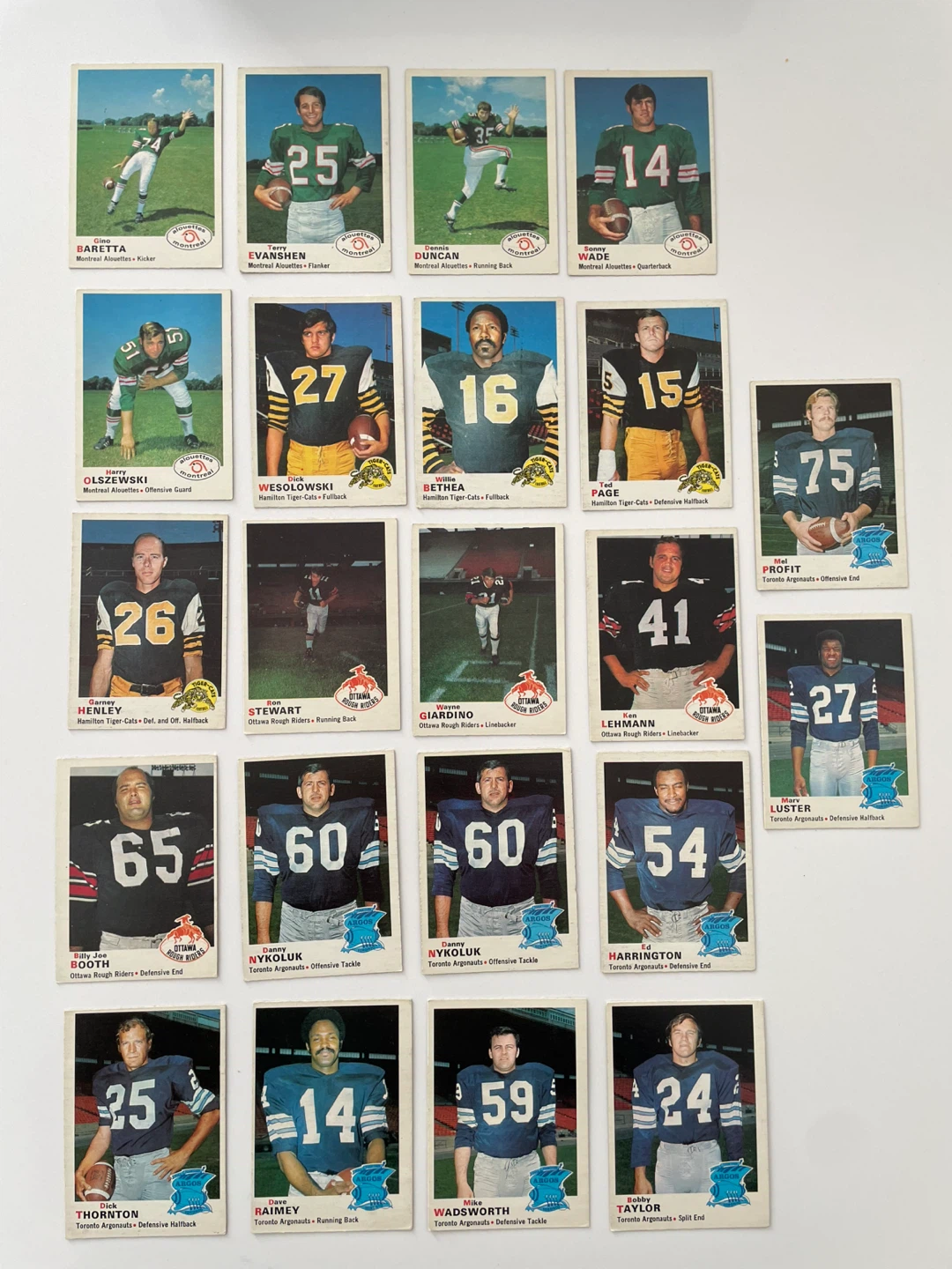 VINTAGE CFL CARDS - photo 2