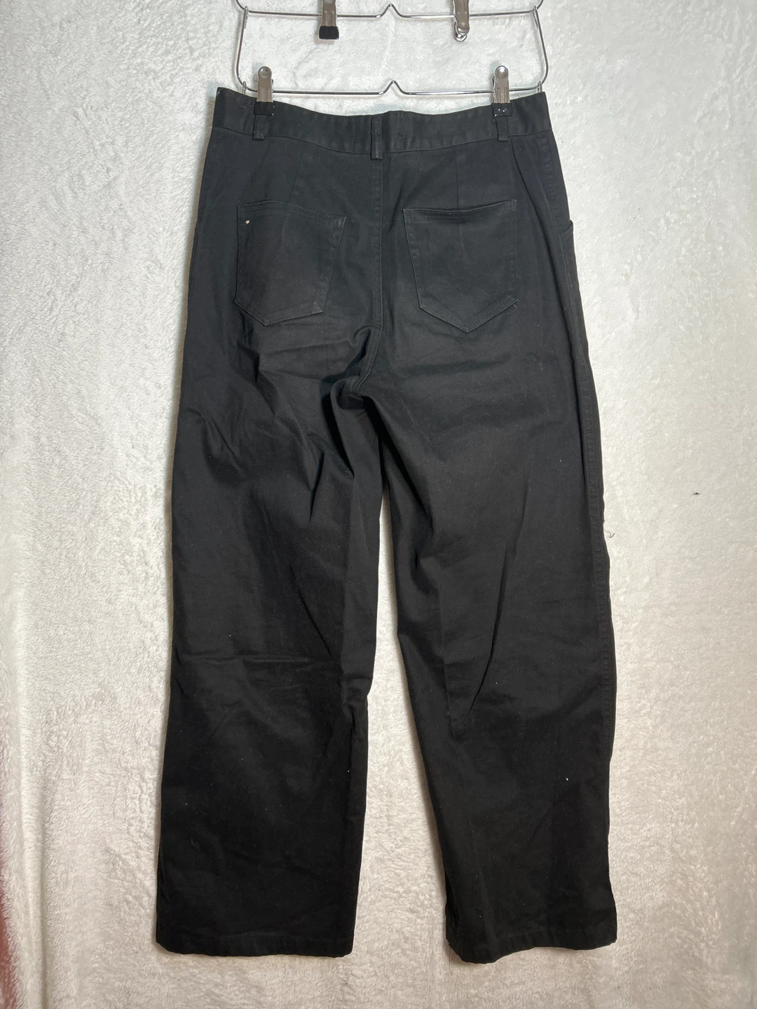 Women Black Graphic Pants - Size M - photo 2