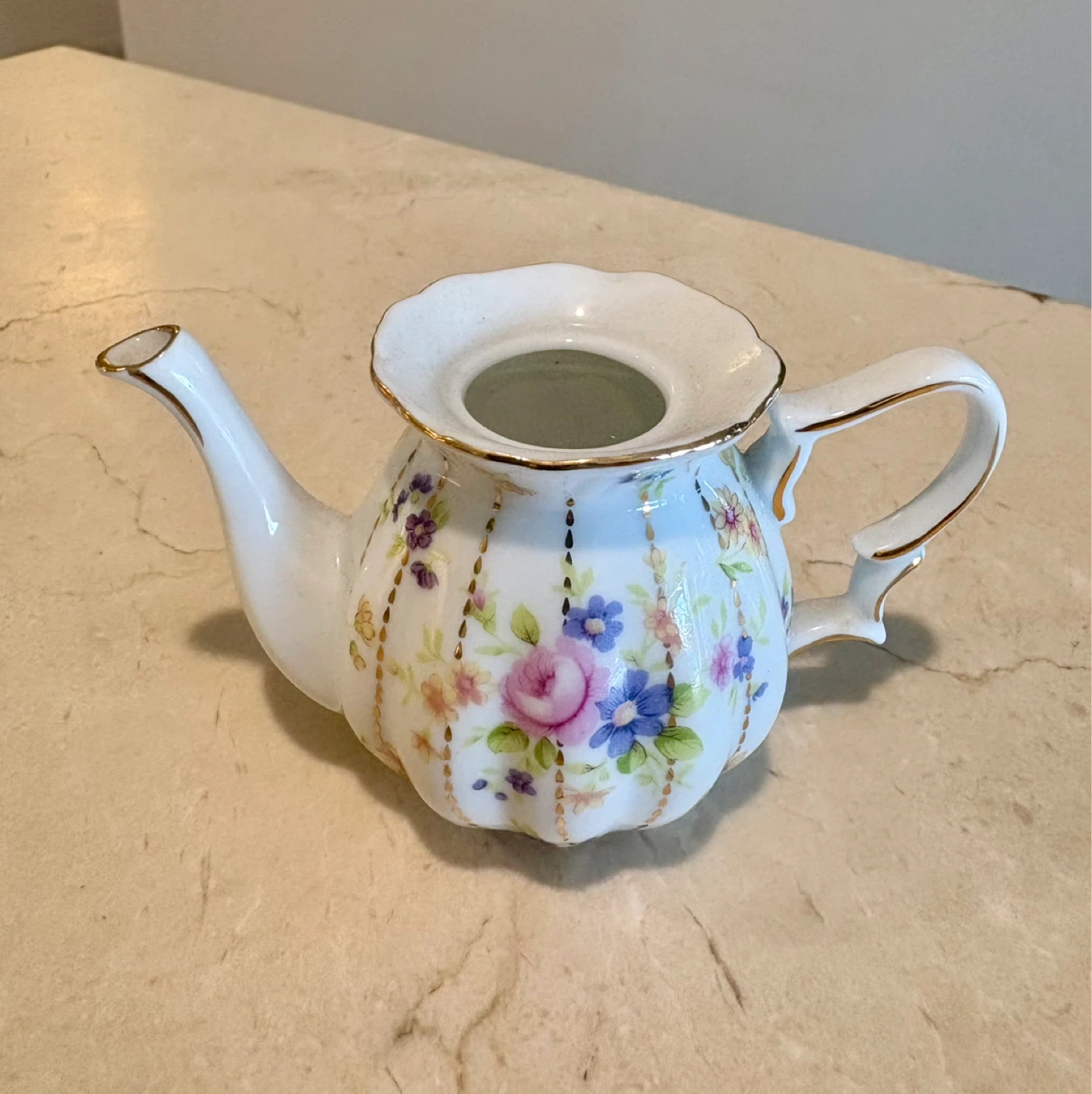 T. Limoges Floral Mini Teapot - photo 2