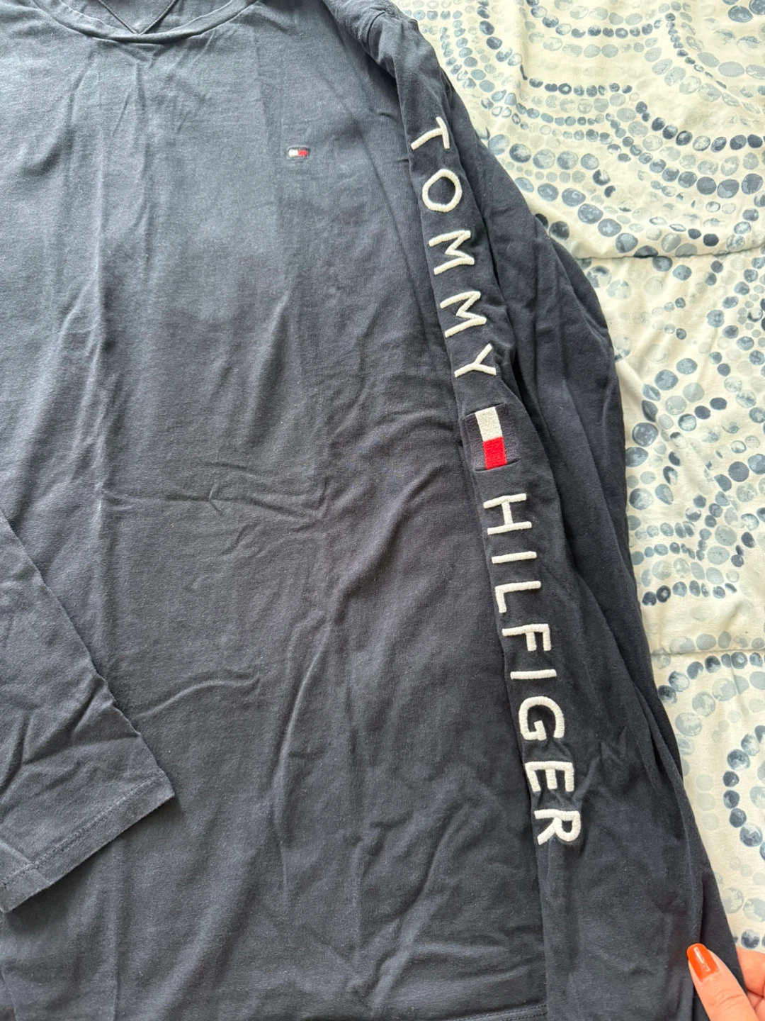 Tommy Hilfiger Men's Long Sleeve T-Shirt - Navy XL - photo 3
