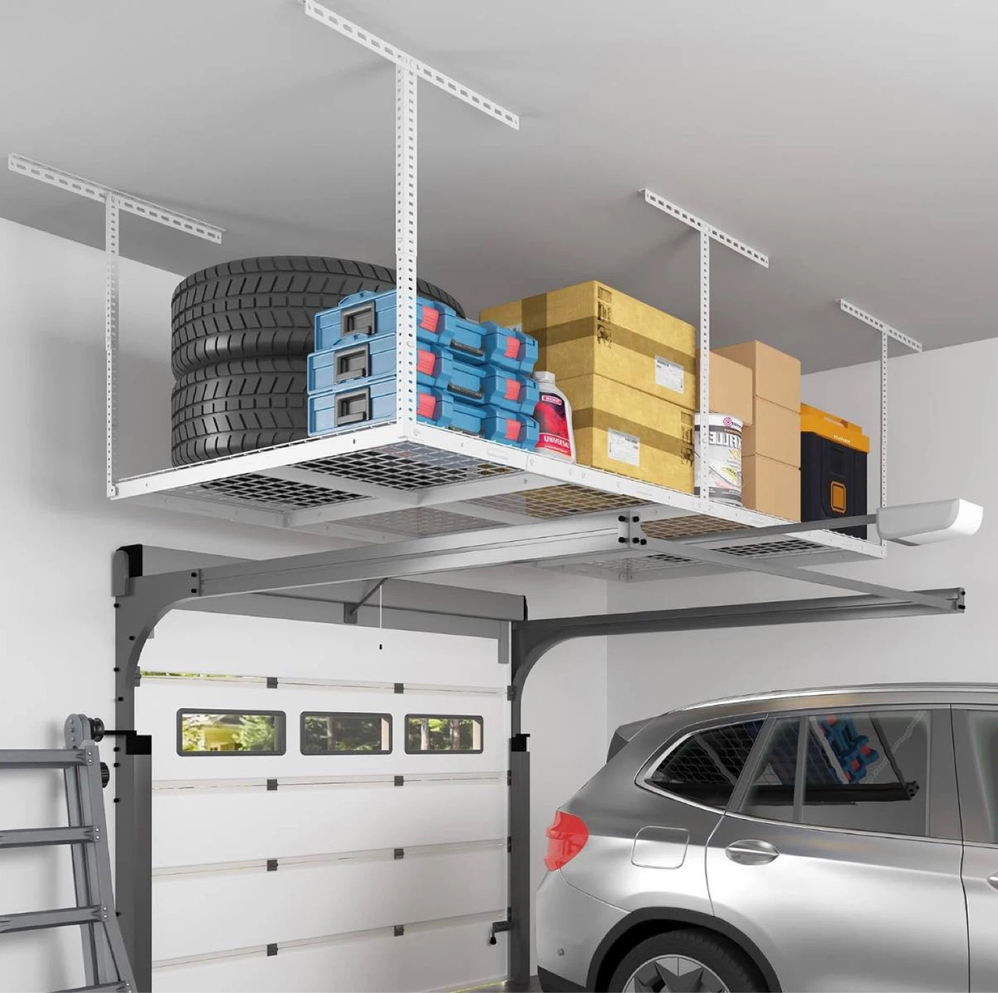 4’x8’ Ceiling Storage Rack | Heavy Duty Garage Storage