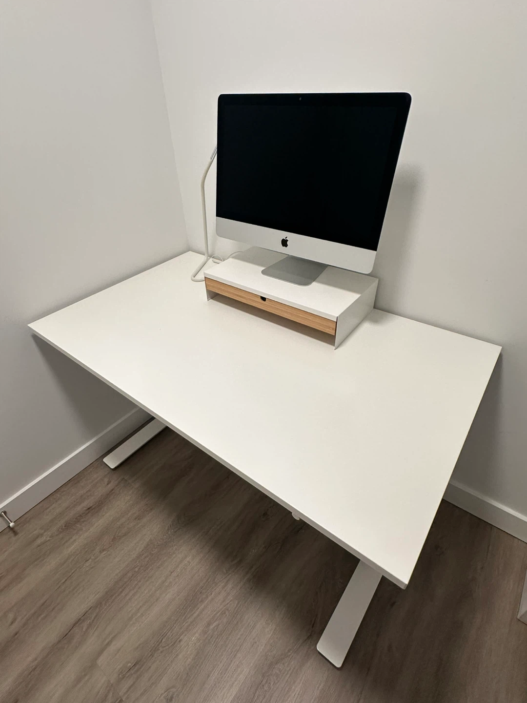 White Standing Desk