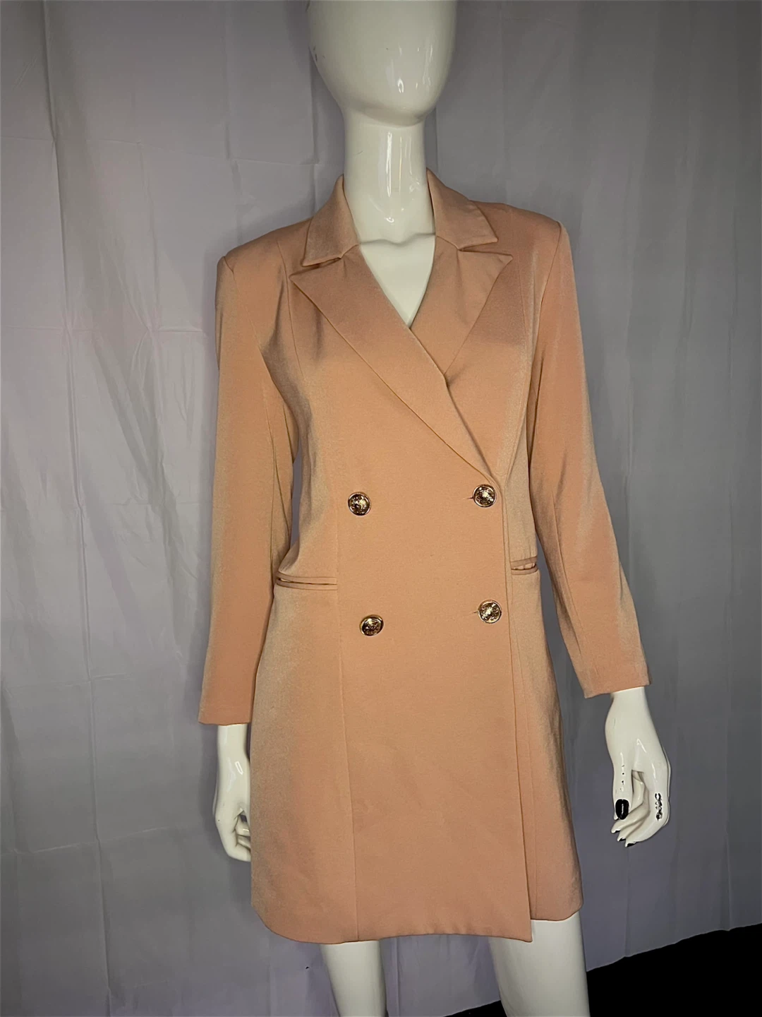 Women's Double-Breasted Blazer Dress