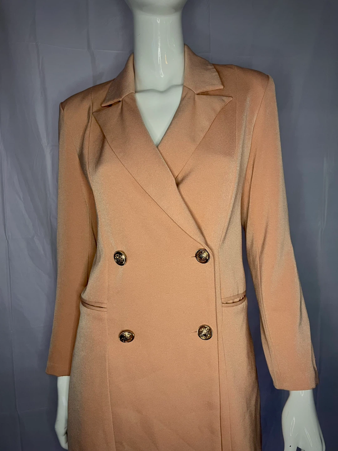 Women's Double-Breasted Blazer Dress - photo 2