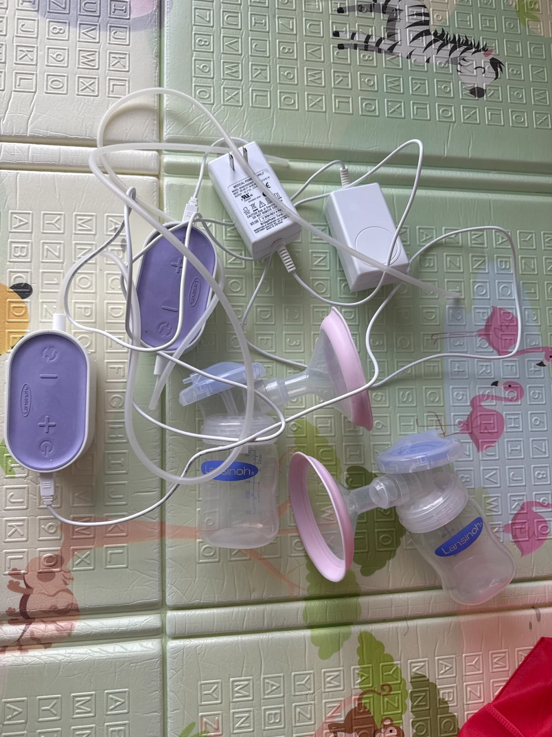 Lansinoh Double Electric Breast Pump with Accessories
