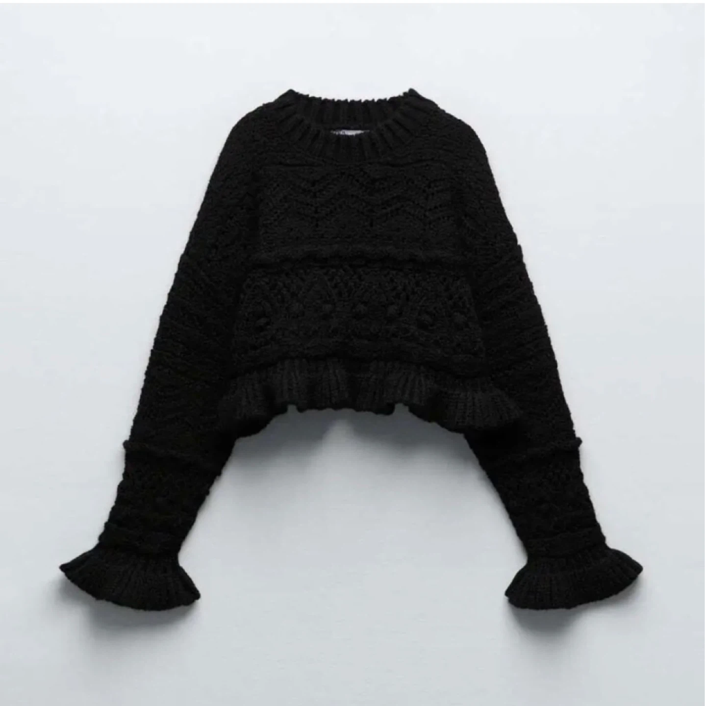 Black Knitted Sweater - photo 4