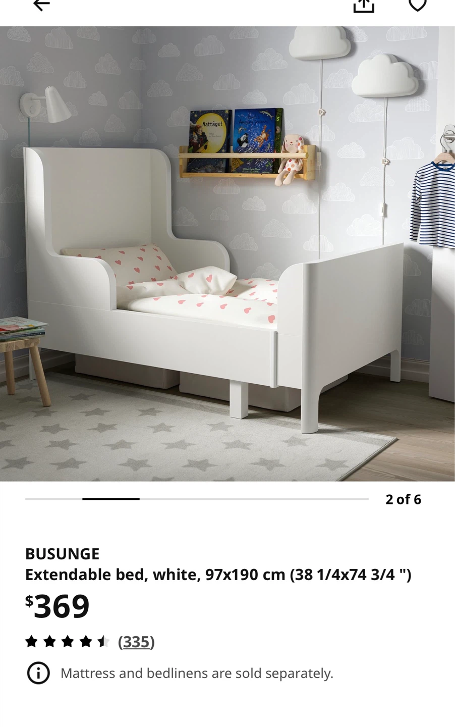 White Twin Bed Frame with Pink Bedding - photo 5