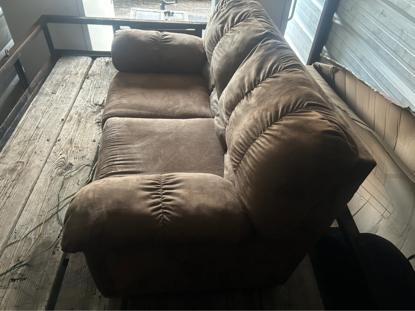 Brown Loveseat Sofa