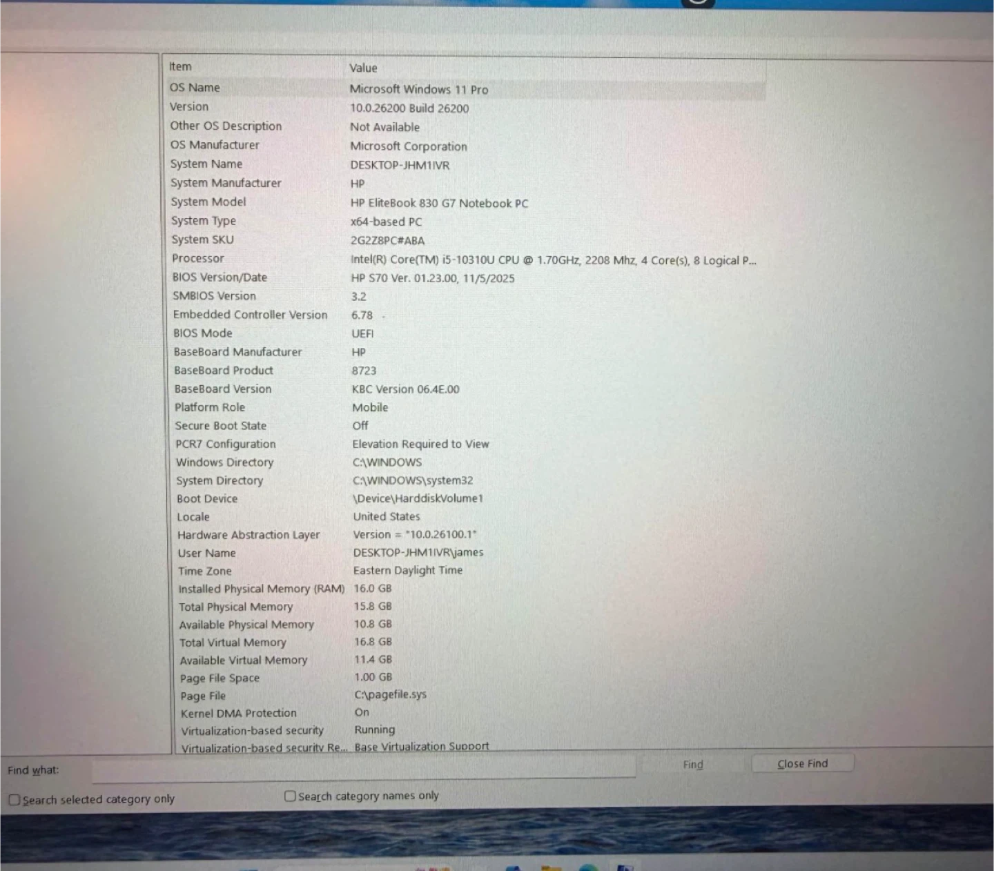 Hp EliteBook 830 G7 i5 16GB 512GB- - photo 3