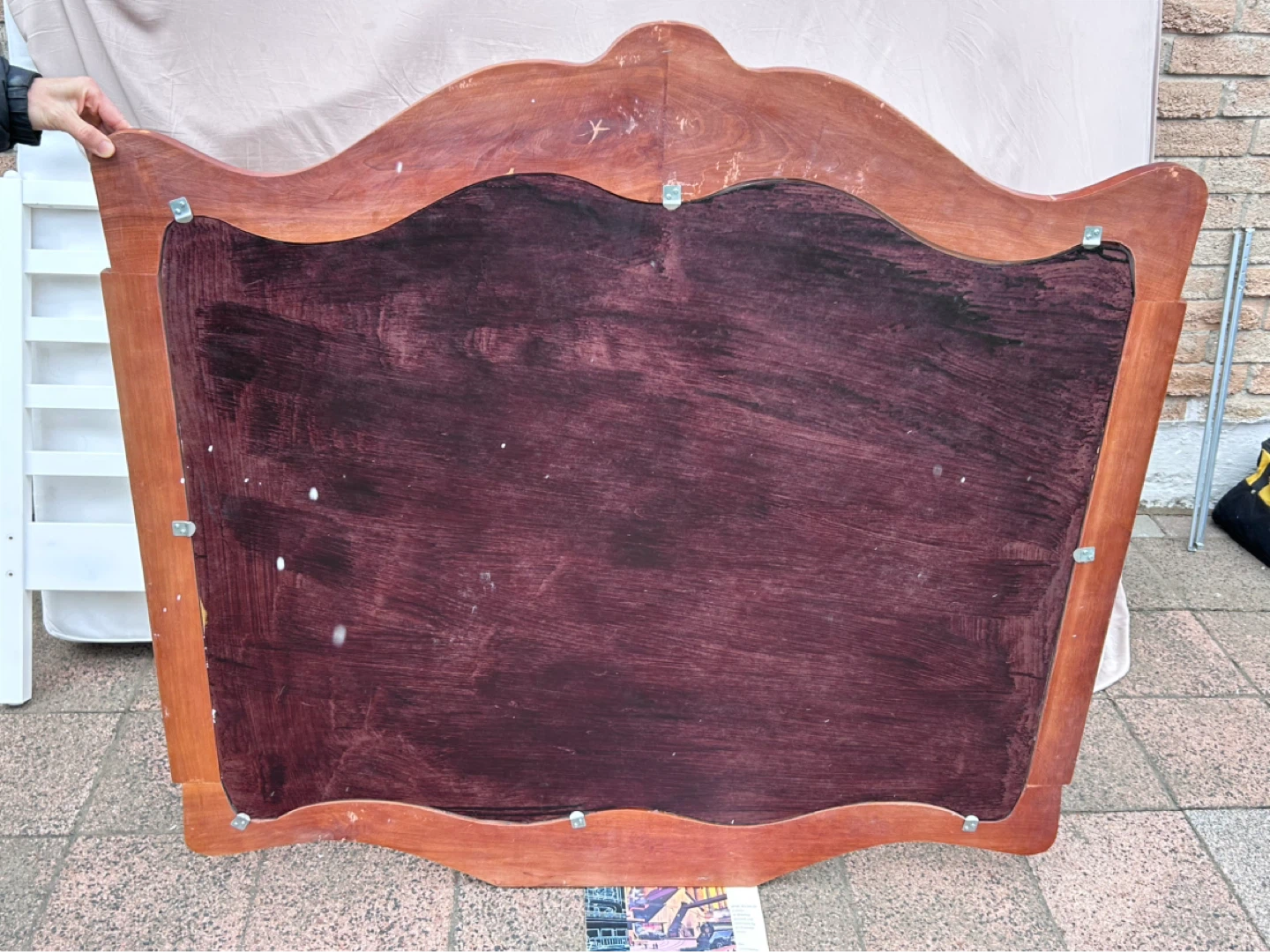 Chinese Hard Wood Mirror - photo 5