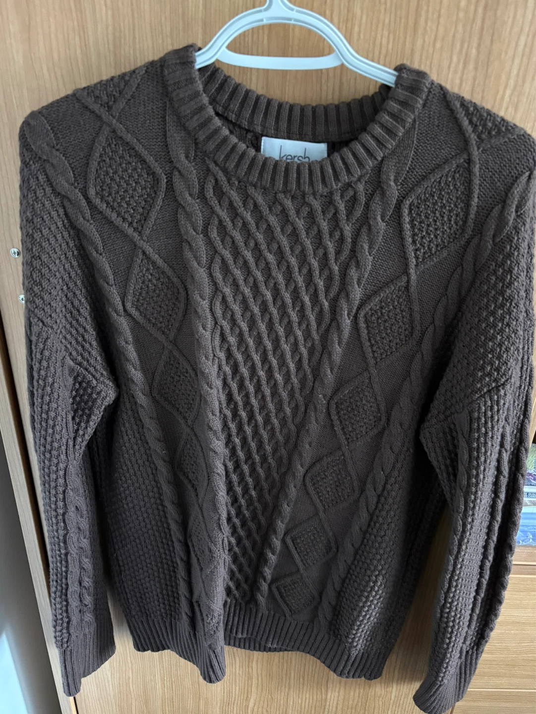 Kersh Wool Rich Blend Cable Knit Sweater - M/M
