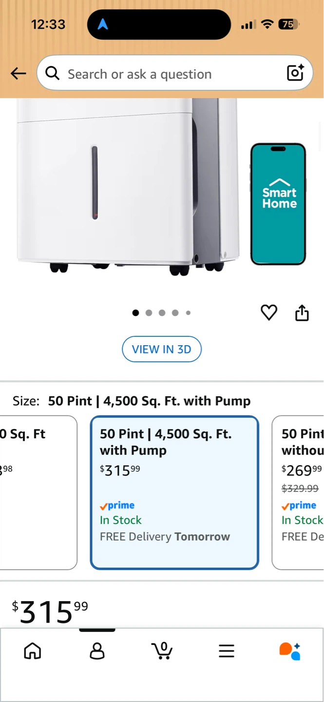 Midea 50 Pint Dehumidifier with Pump - photo 5