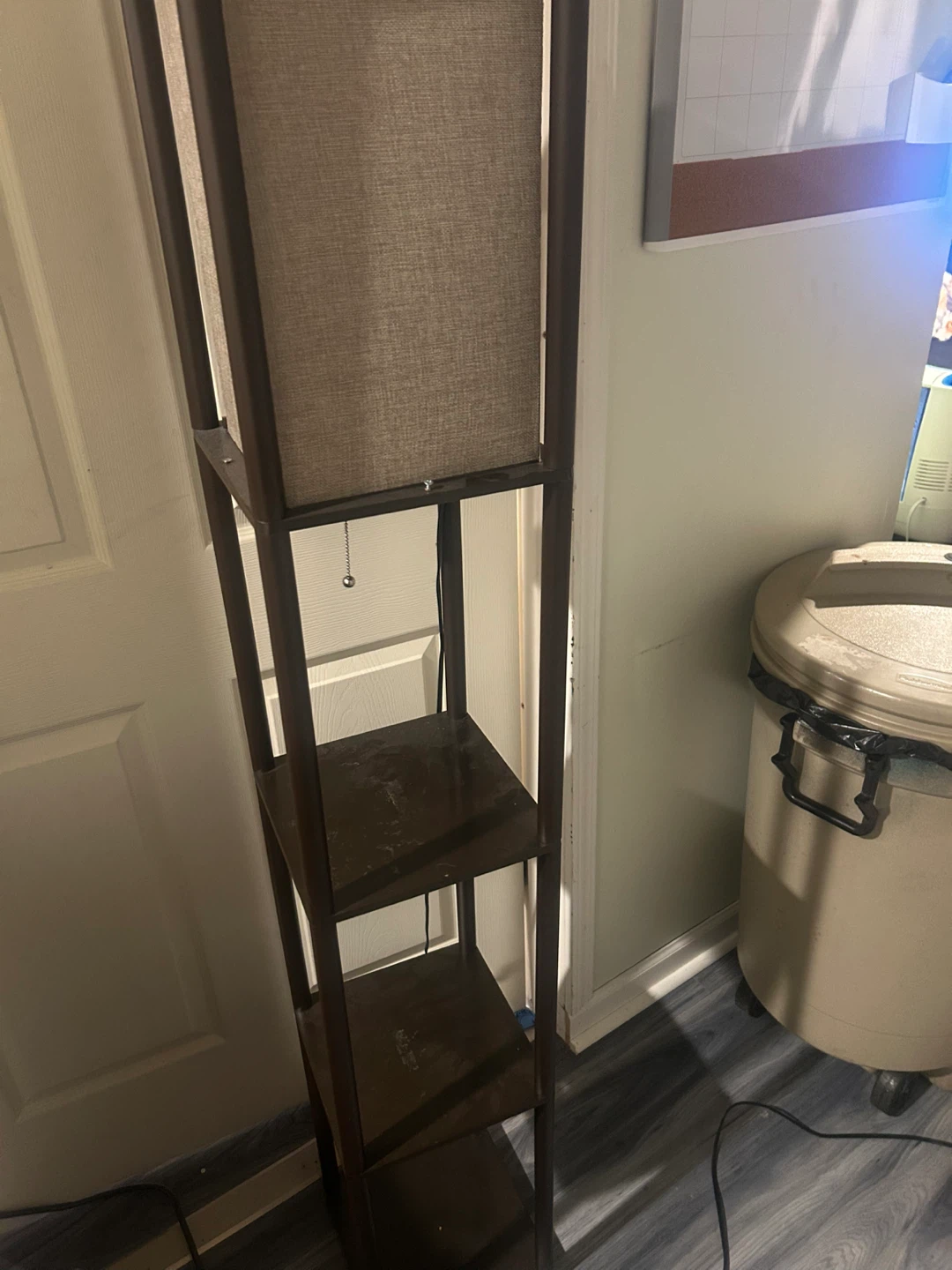 Floor Lamp with Shelves