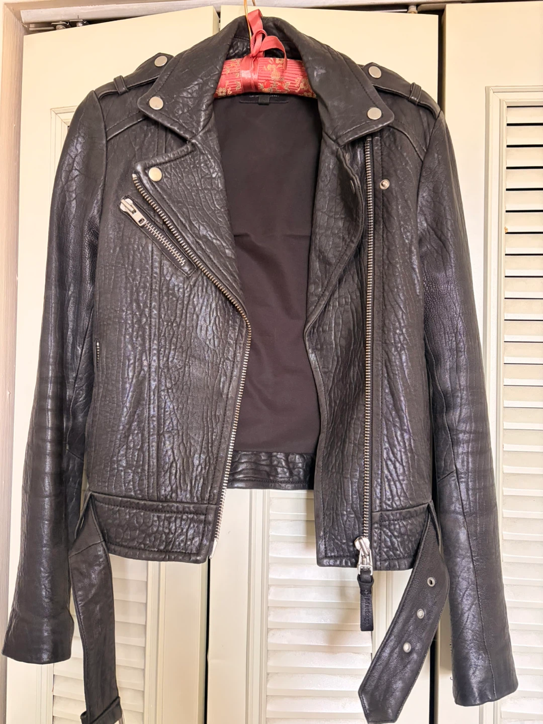Mackage Leather Biker Jacket XS