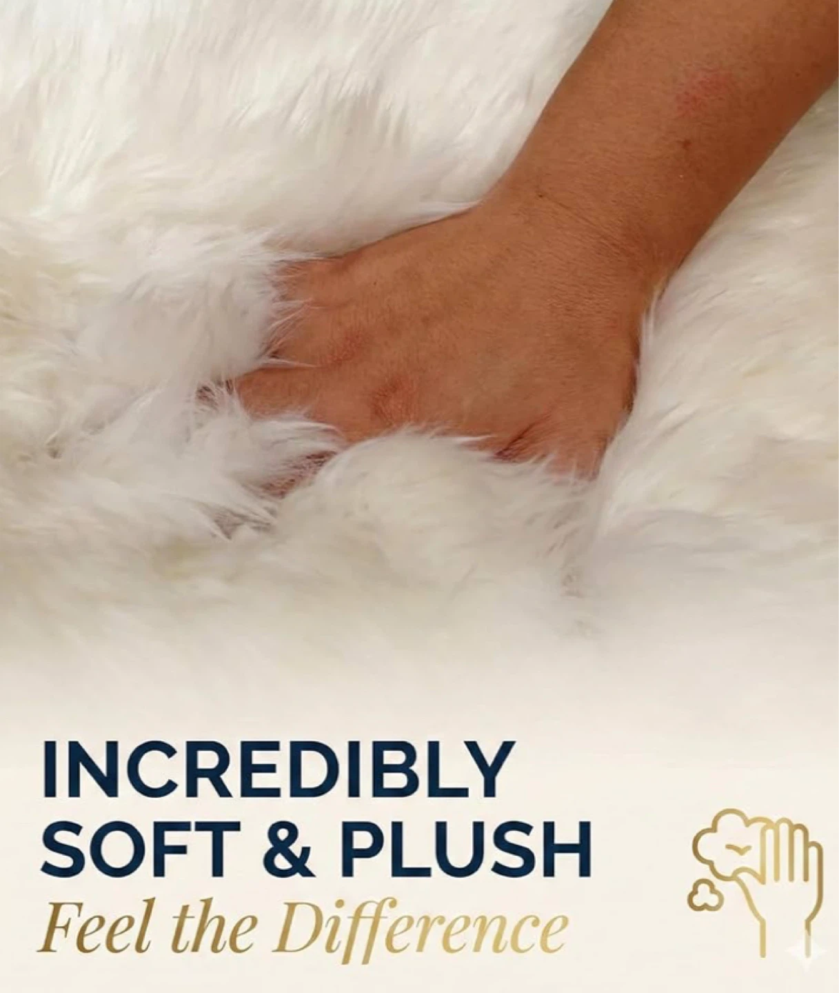 Genuine Sheepskin Rug - Soft & Plush WOOL Are Rug - photo 3