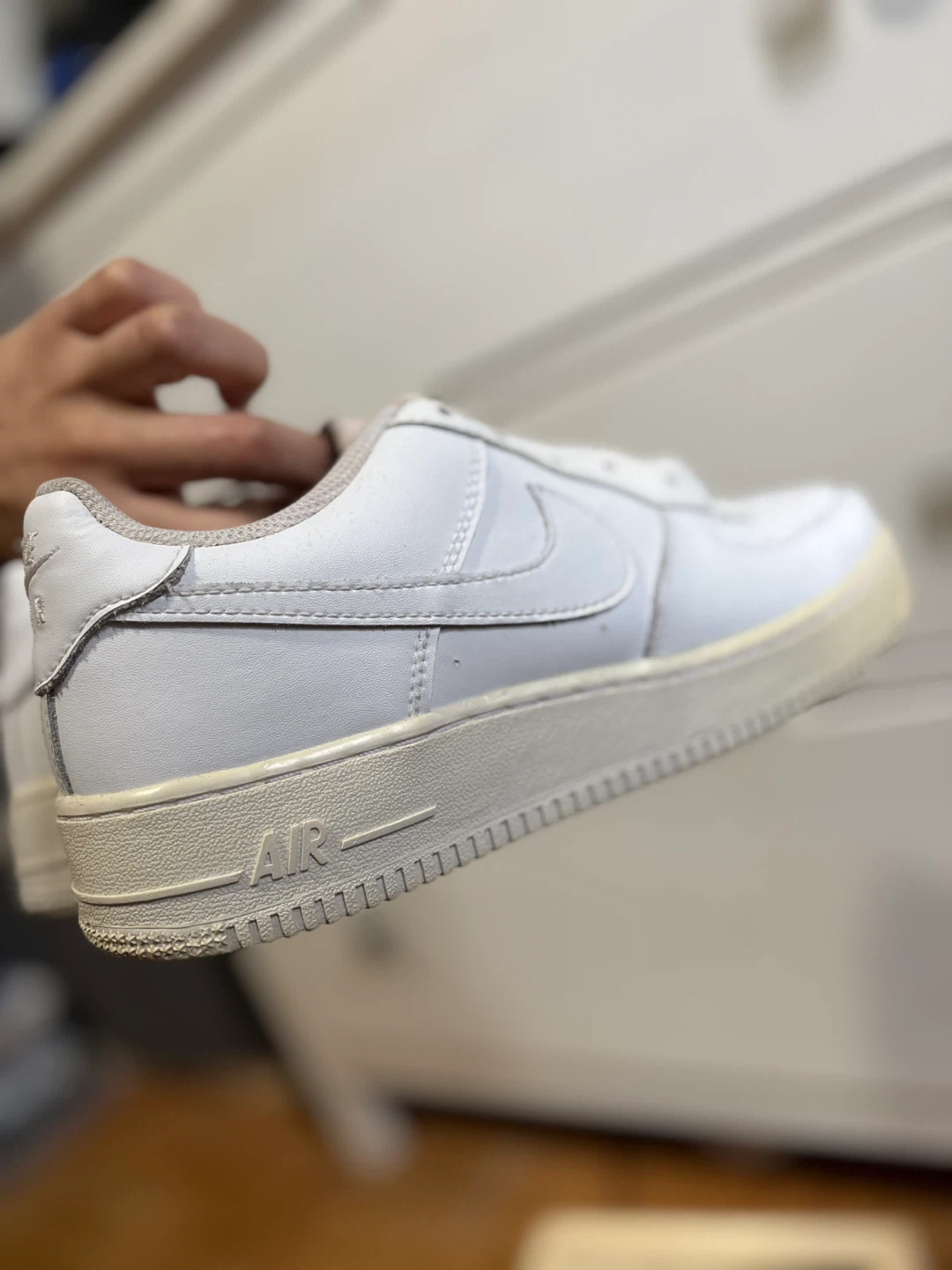 Nike Air Force 1 White Sneakers - photo 3