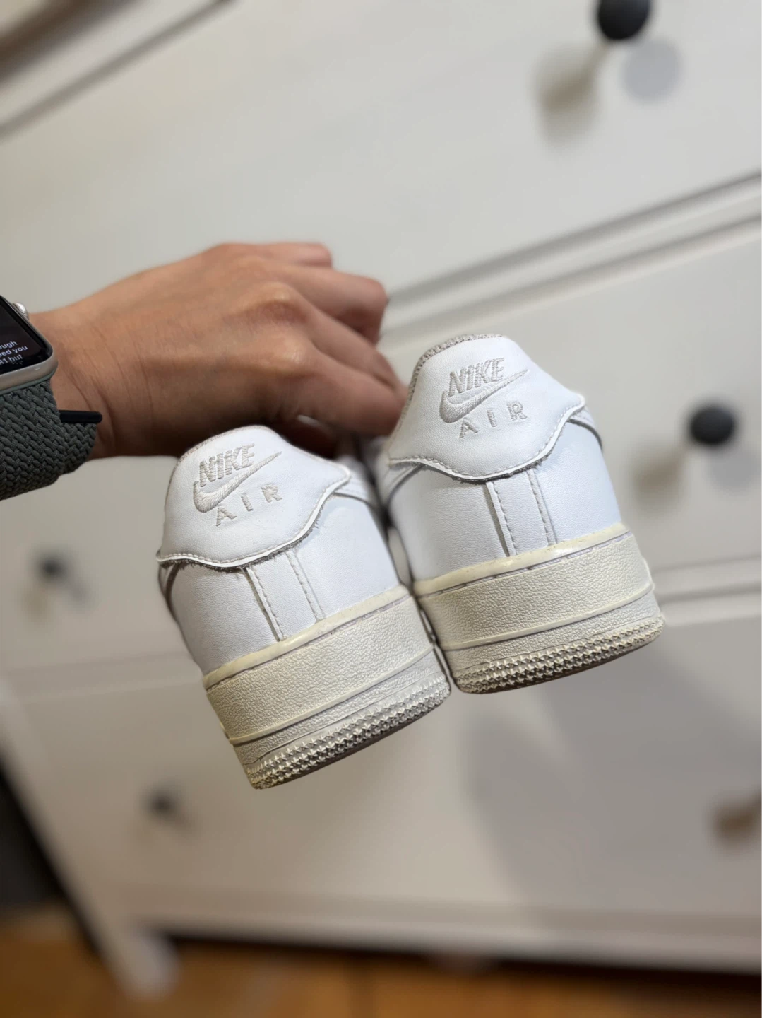 Nike Air Force 1 White Sneakers - photo 2