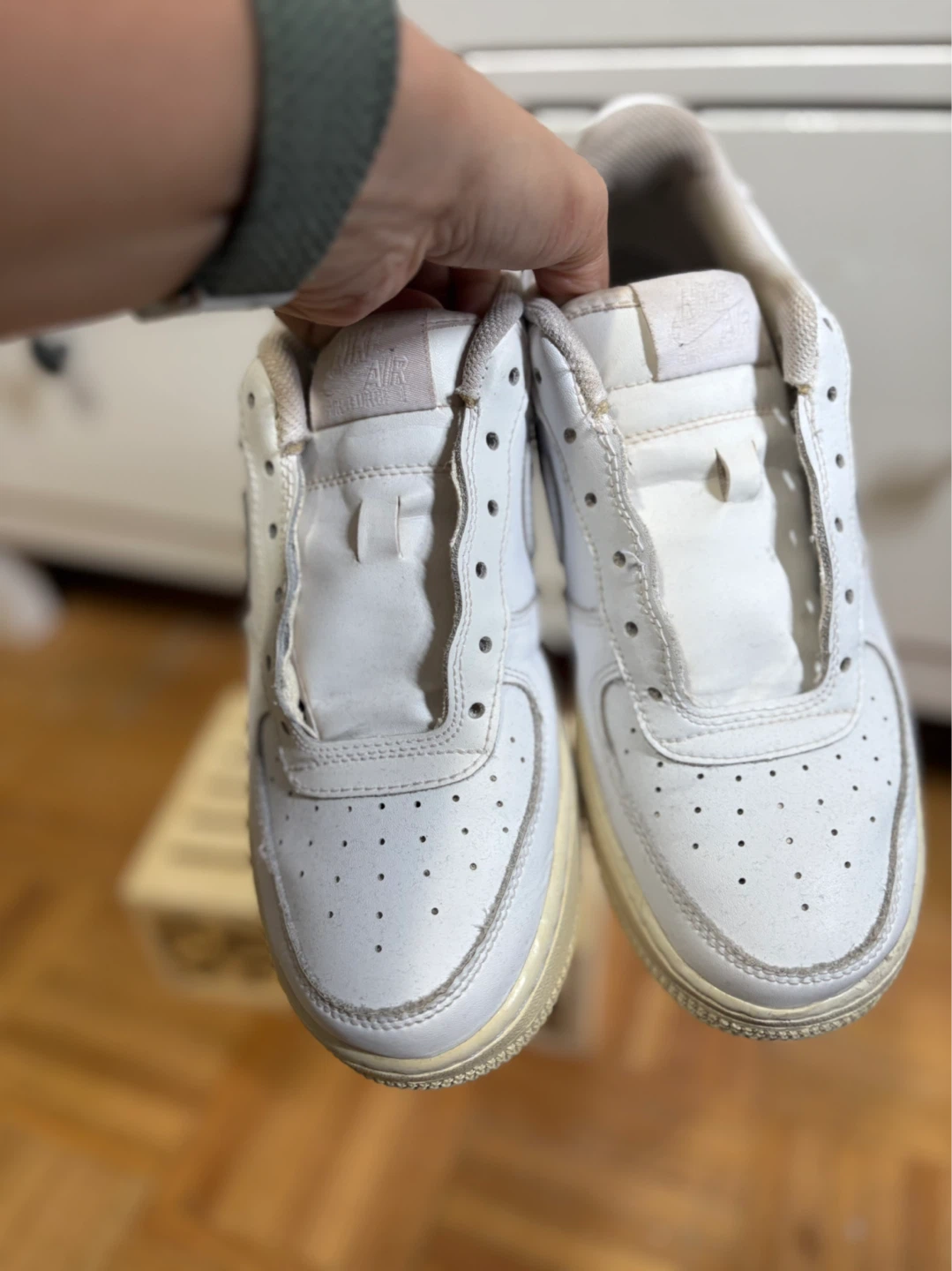 Nike Air Force 1 White Sneakers - photo 5