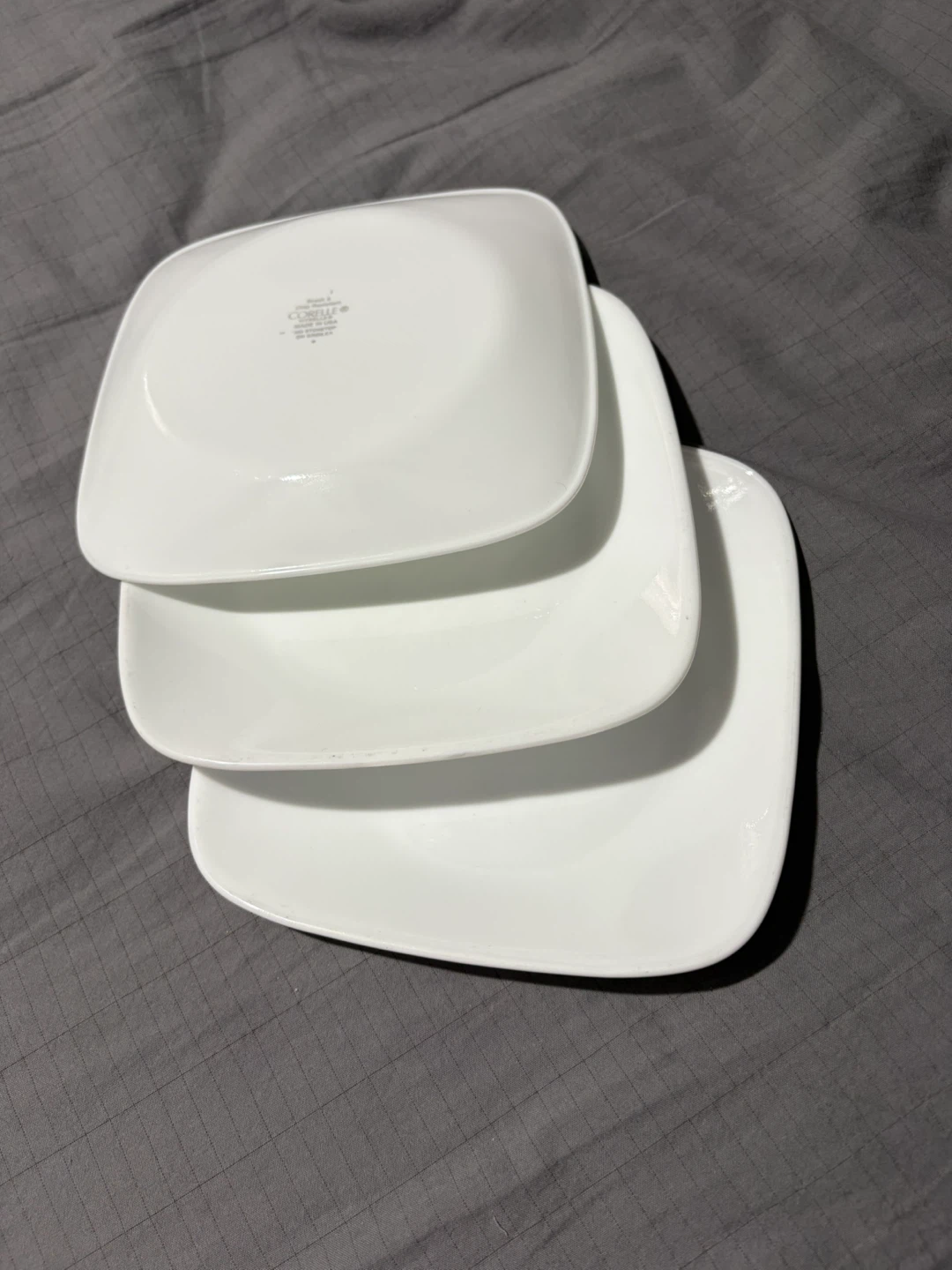 Corelle White Square Dinner Plates and Bowls Set - photo 3