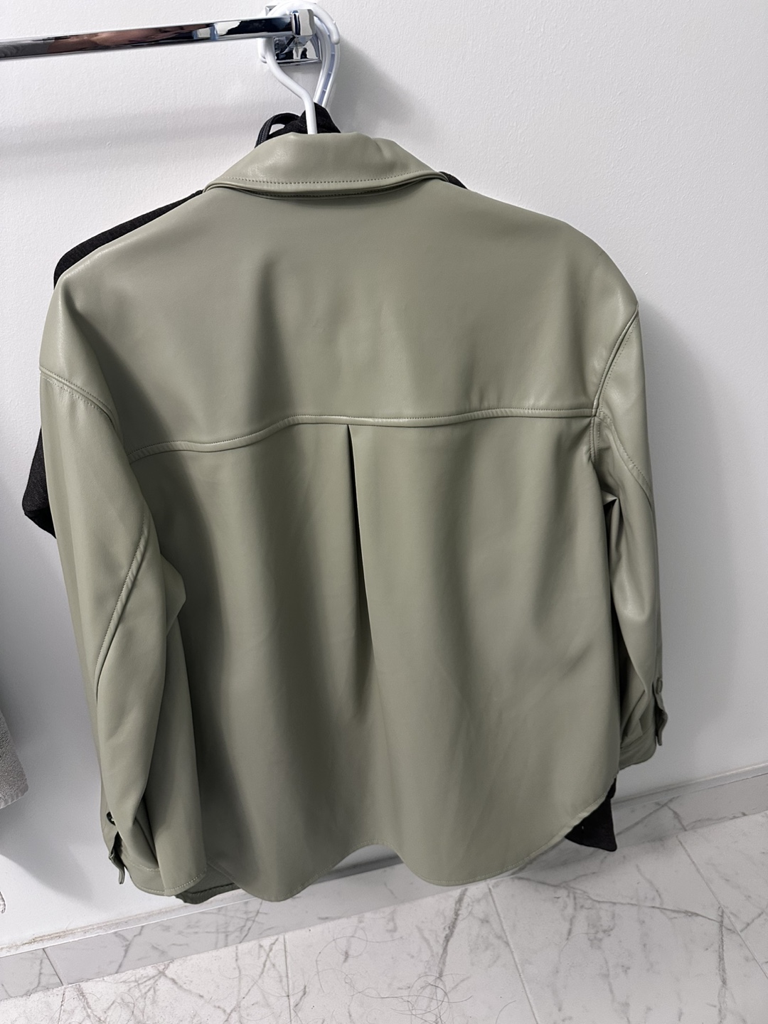 American Eagle Faux Leather Jacket - Size S - photo 3