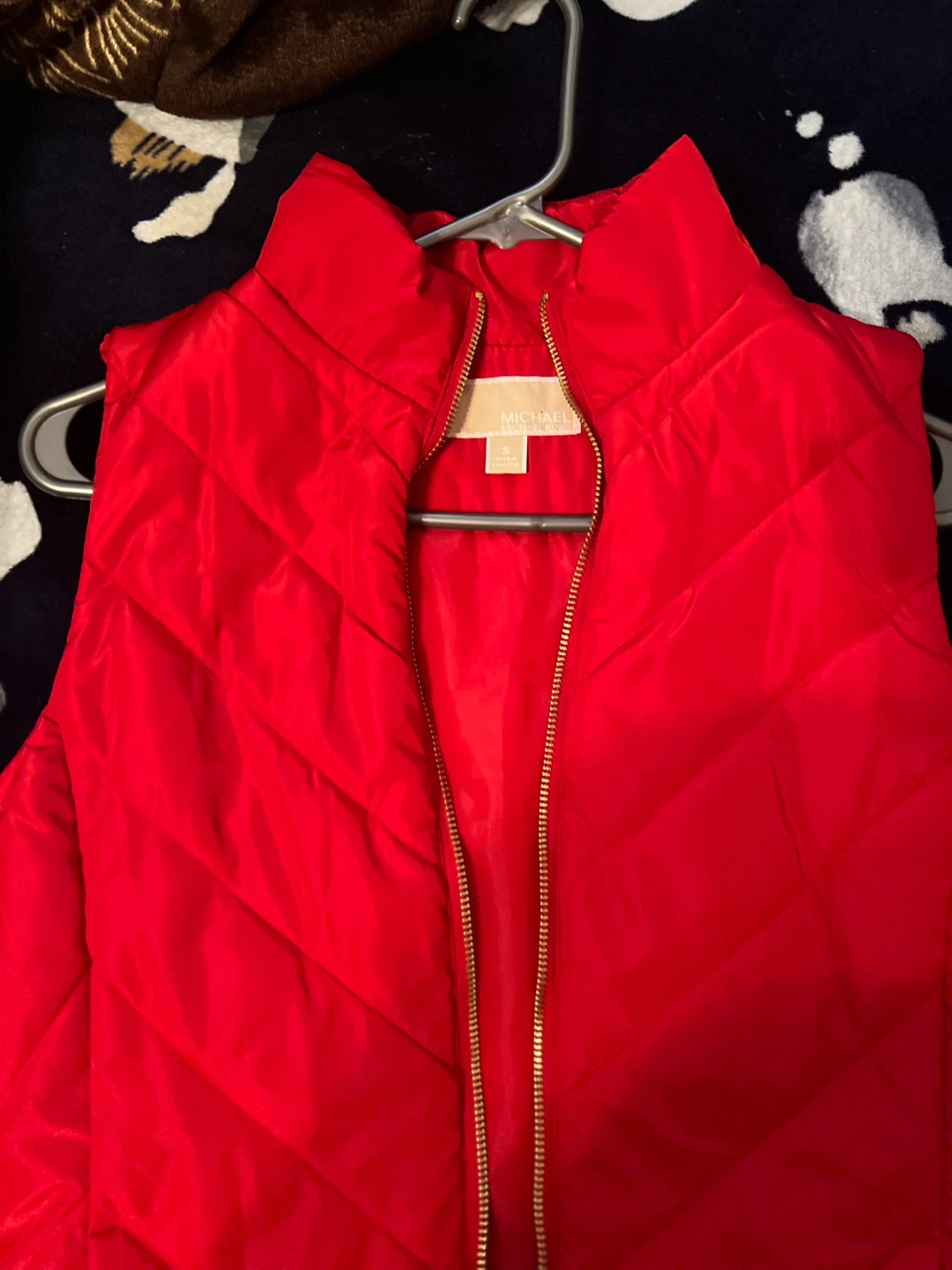 Michael Kors Puffer Vest - Red