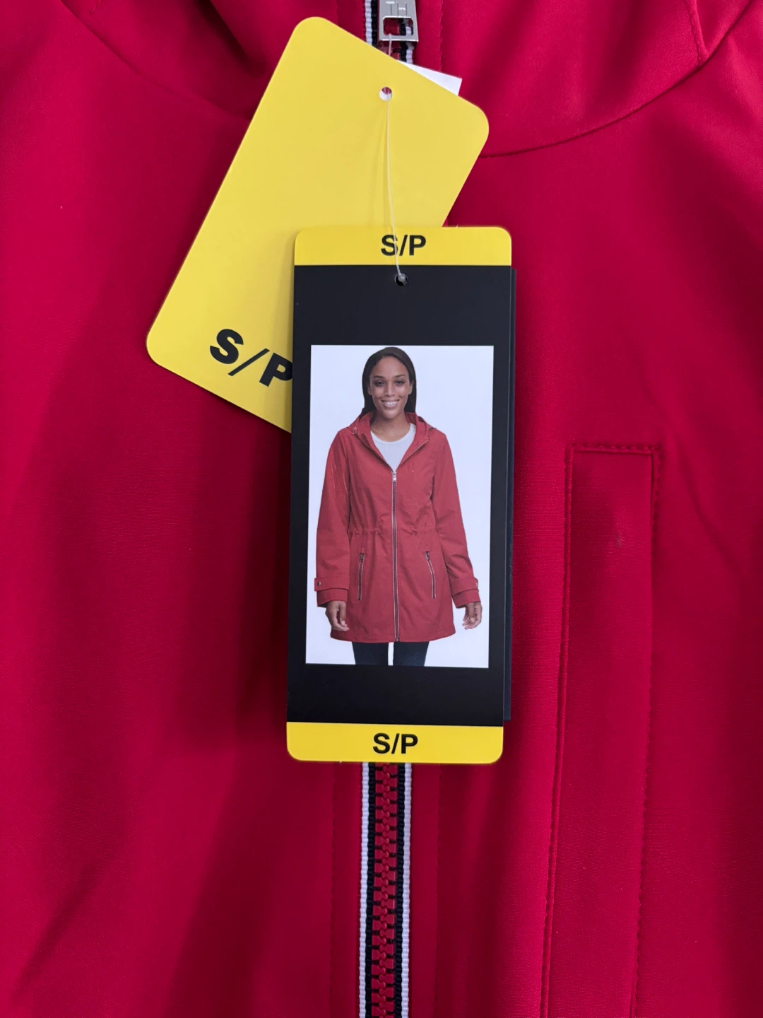 Tommy Hilfiger Red Hooded Jacket - Small/Petite - photo 5