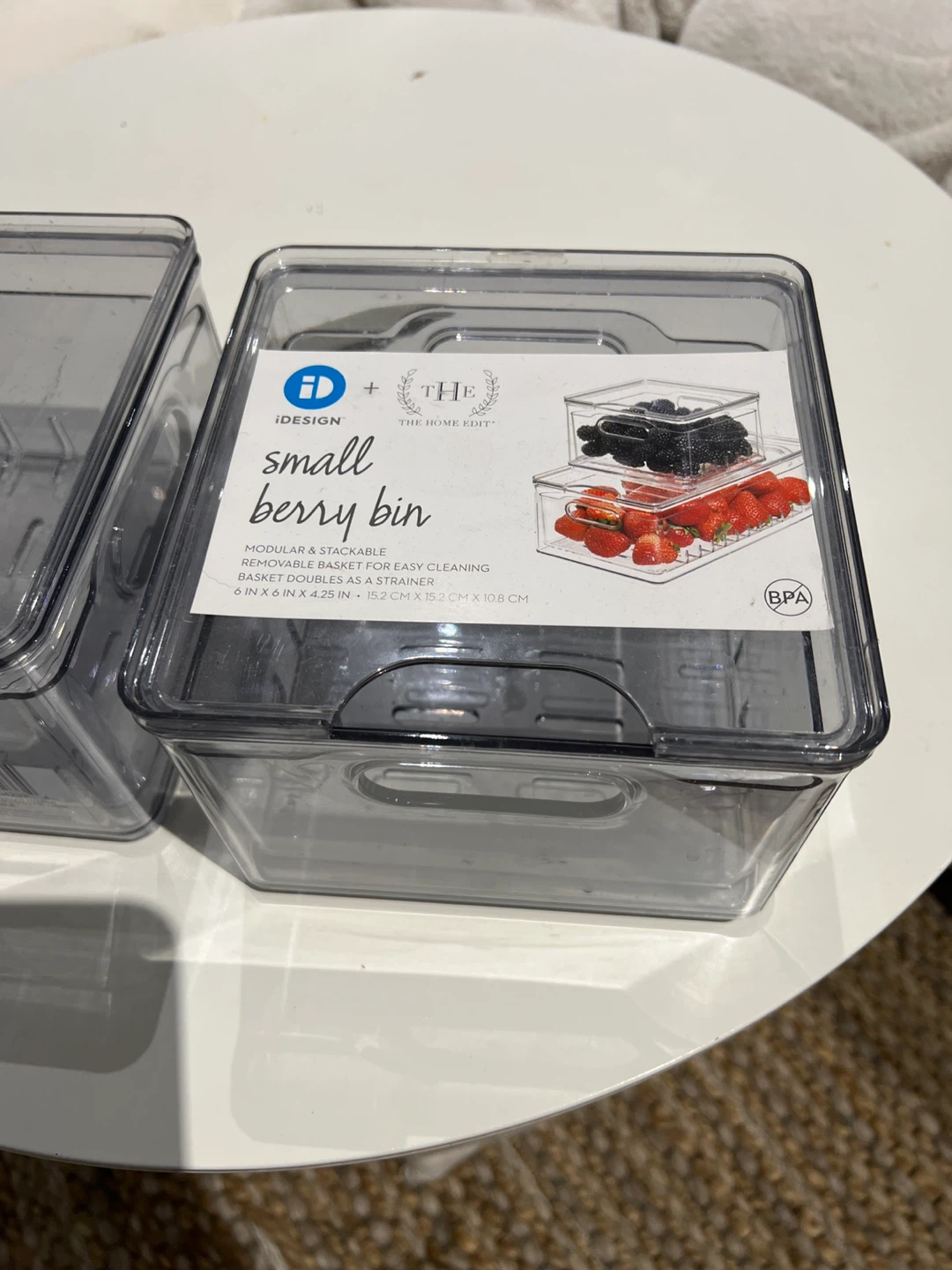 iD | THE HOME EDIT Small Berry Bin