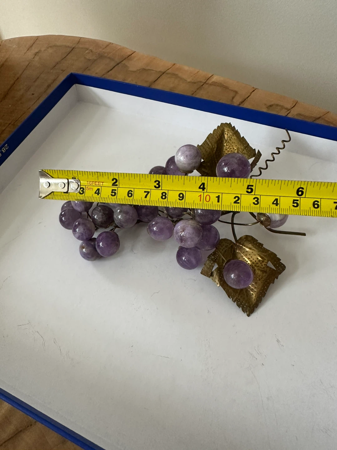 vintage semi-precious stone grapes Each 49 - photo 4