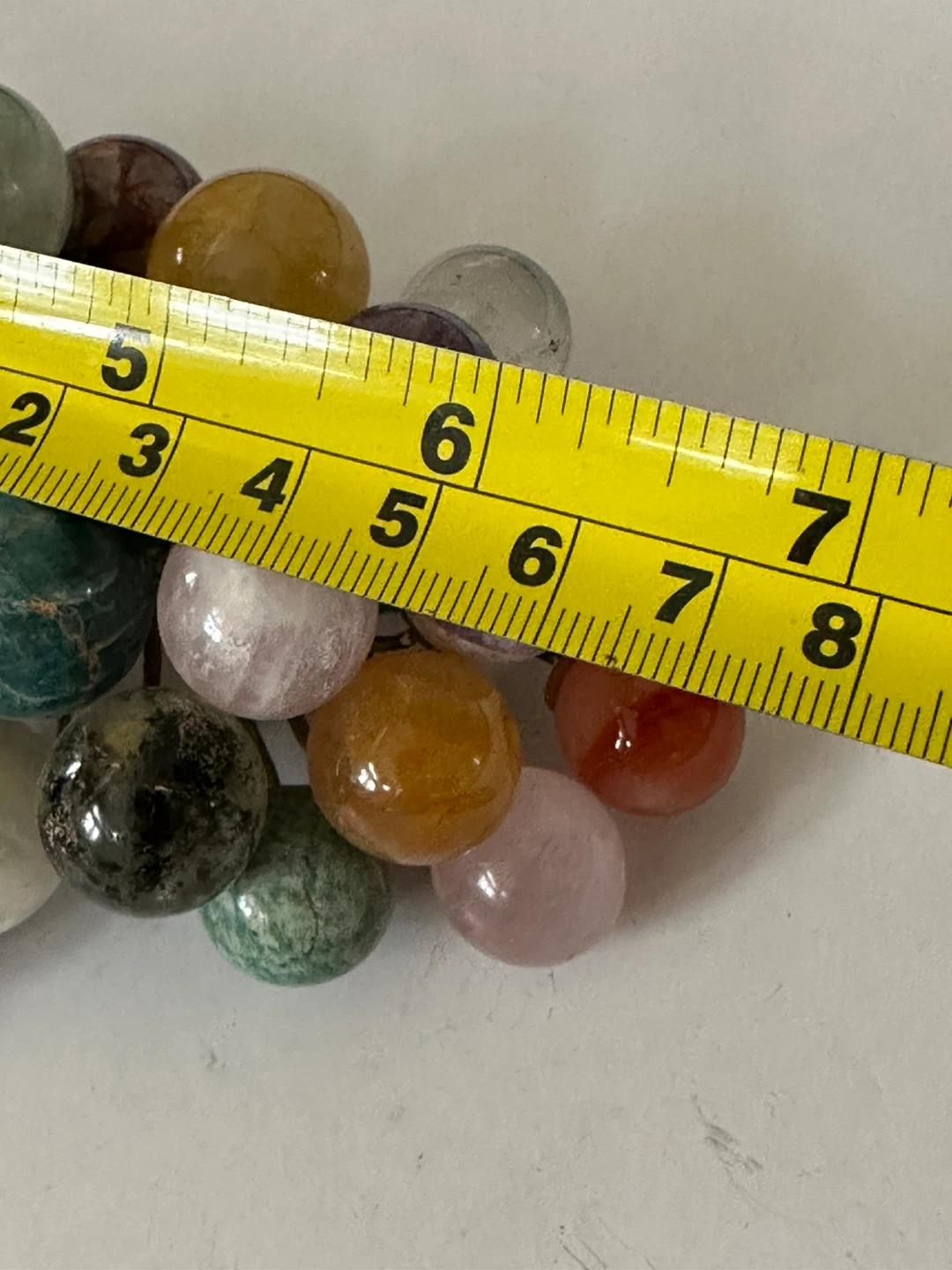 vintage semi-precious stone grapes Each 49 - photo 5