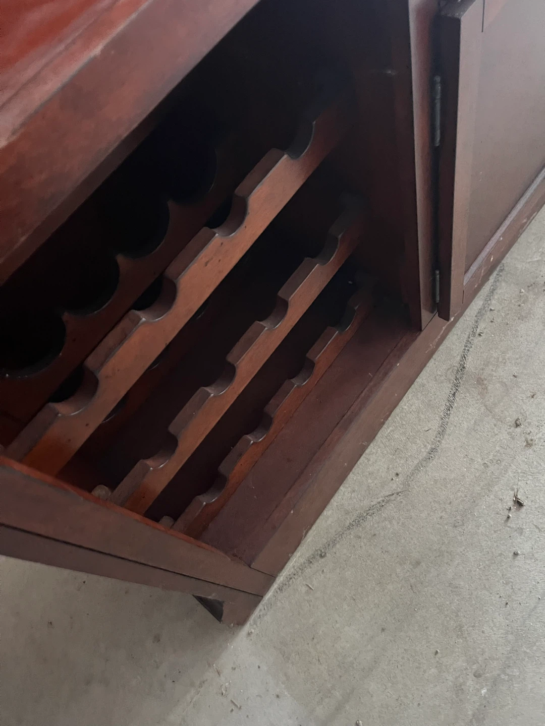 Wooden Bar with Drink Dispensers and Wine Rack - photo 5