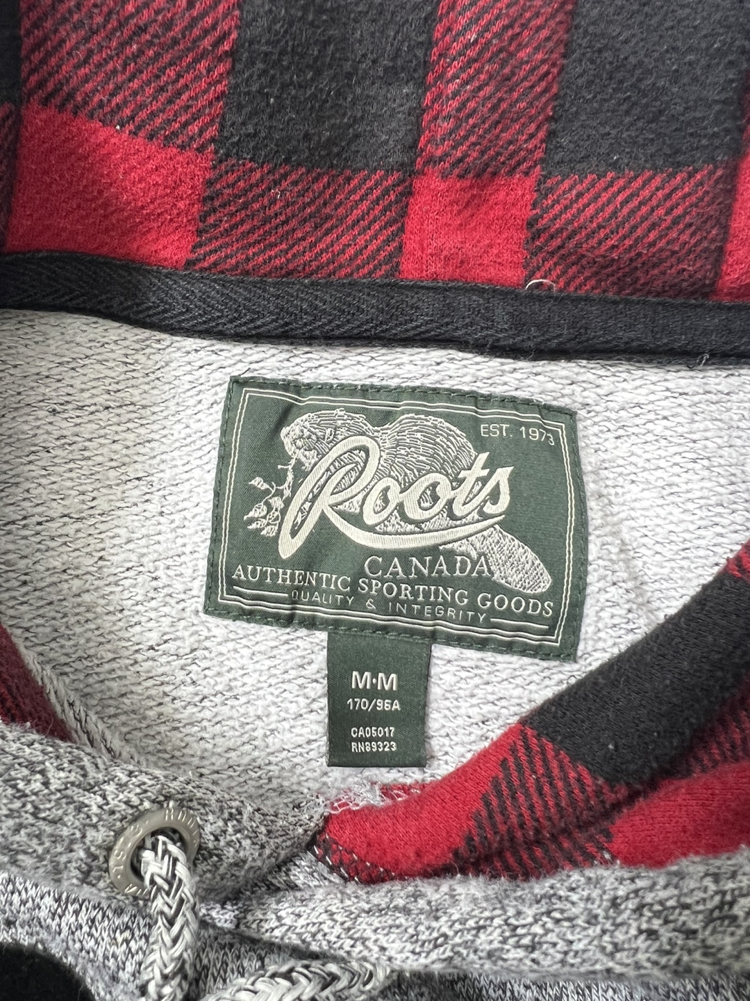 Men’s Roots Canada Grey Hoodie- medium - photo 3