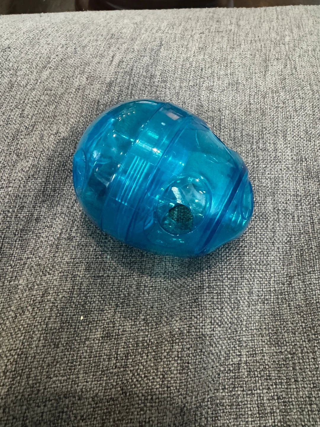 Blue Pet Treat Dispensing Ball