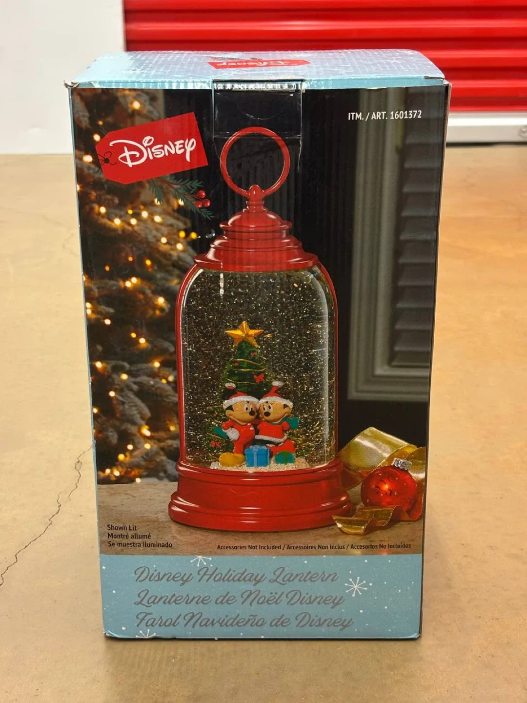 Disney Holiday Lantern Snow Globe