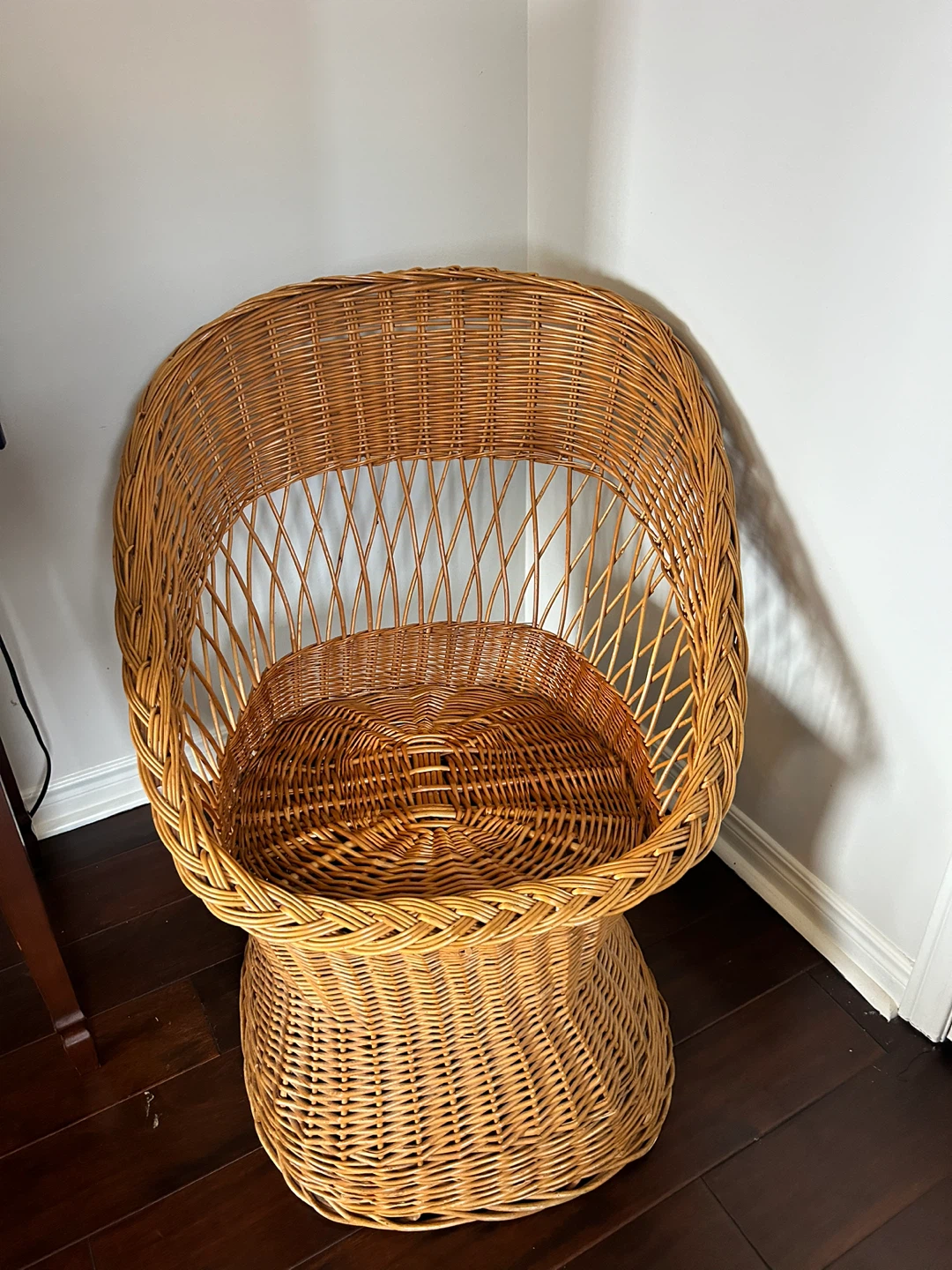 Wicker Peacock Chair