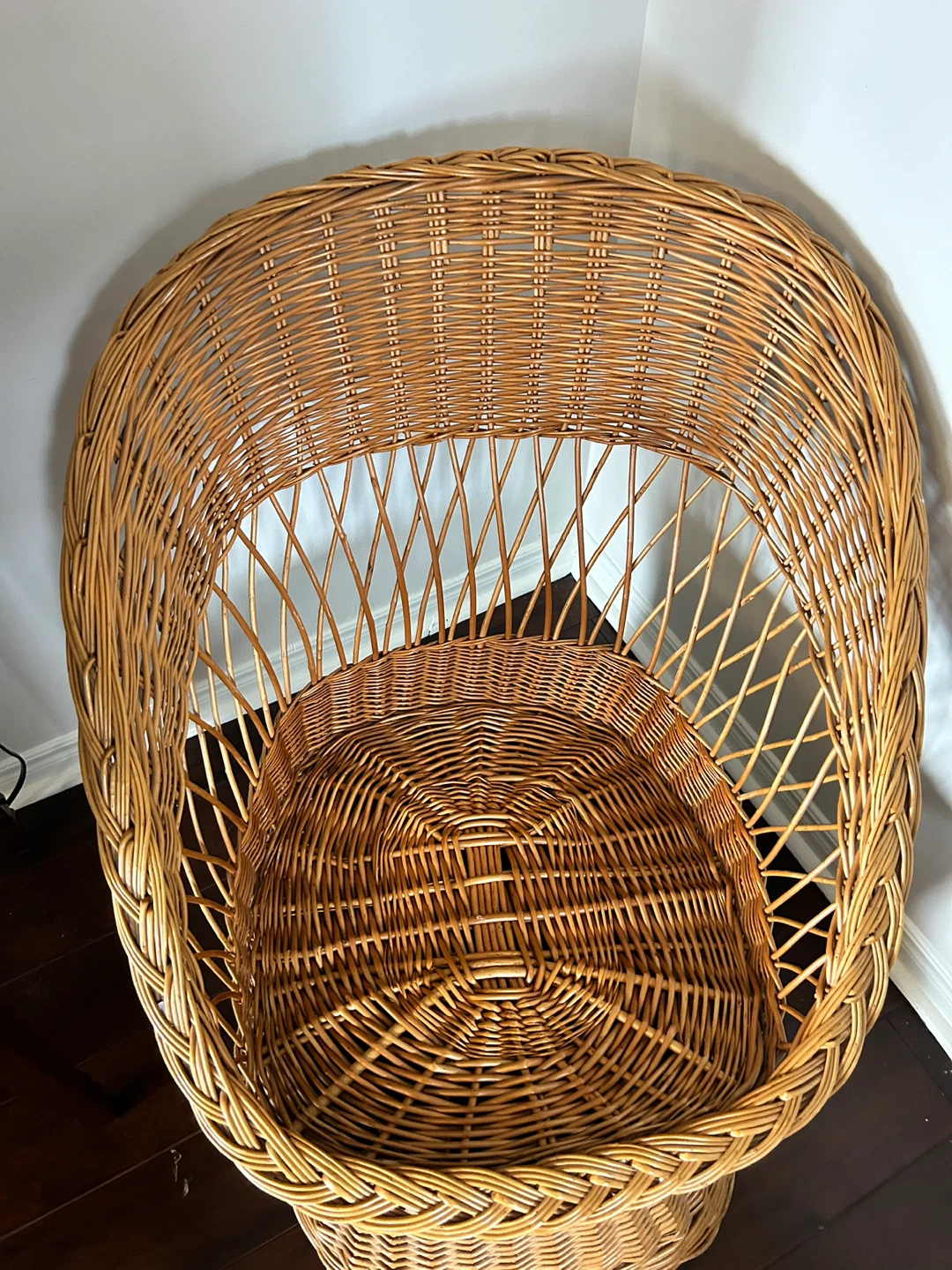 Wicker Peacock Chair - photo 3