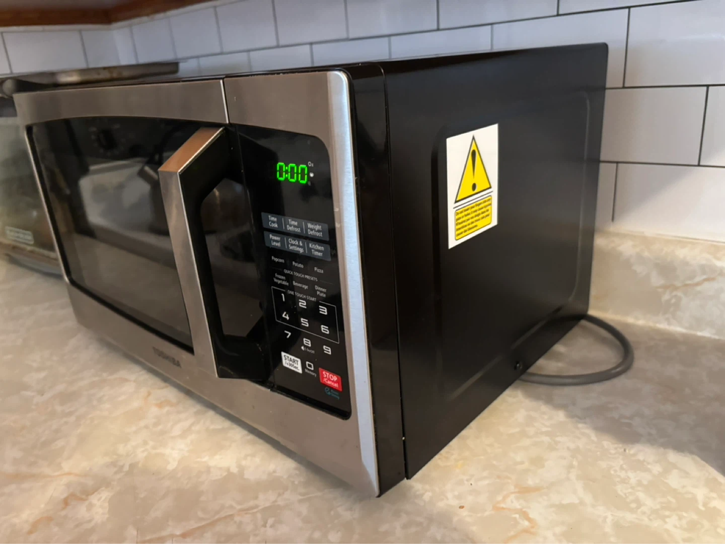 Toshiba Stainless Steel Microwave