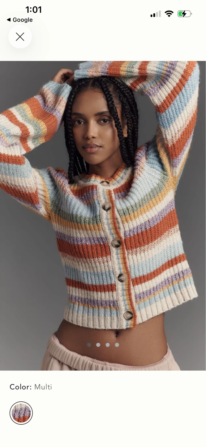BNWT Anthropologie Pilcro Cardigan Sweater XXS (~XS)