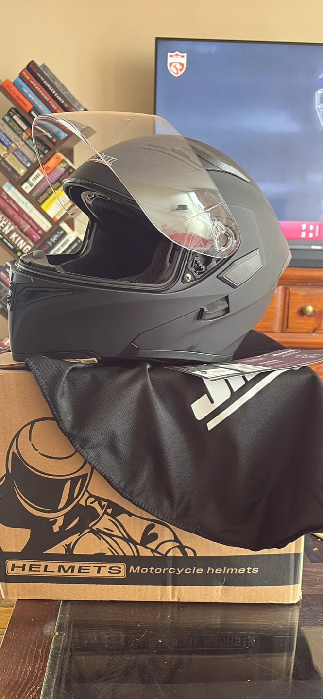 Never used..Jiekai Motorcycle Helmet