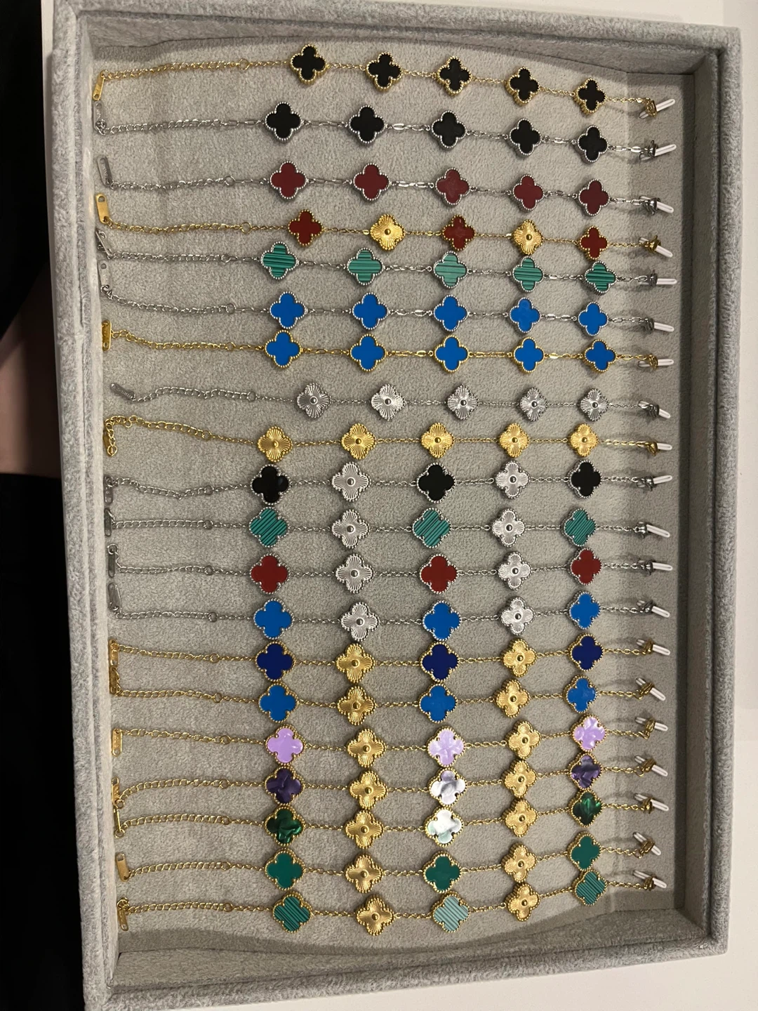 Clover Charm Bracelets - Assorted Colours
