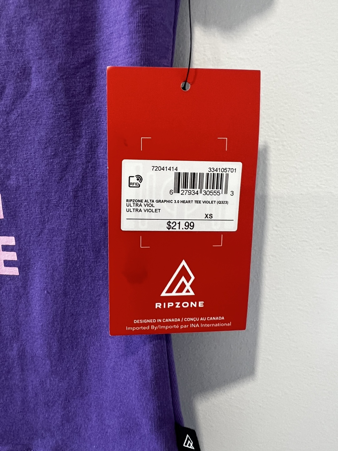 NEW Ripzone Girls Graphic T-Shirt - Ultra Violet XS - photo 3