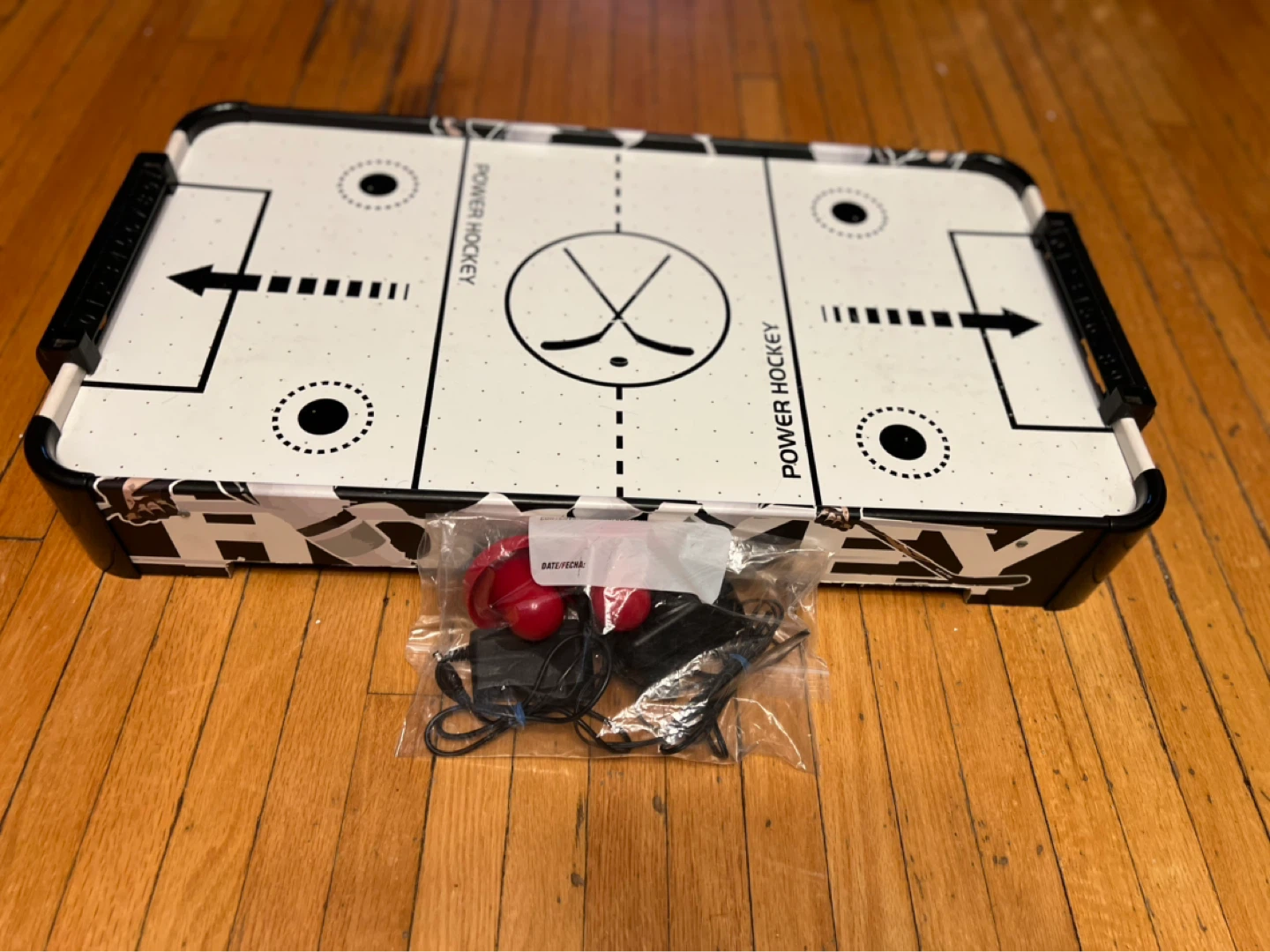 Power Hockey Air Hockey Table with Accessories