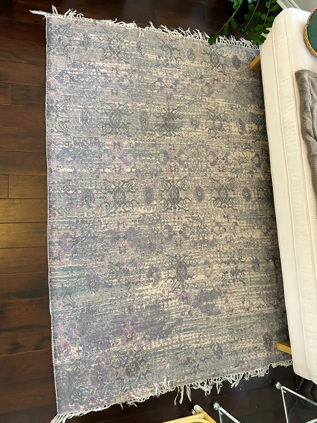 Distressed Persian Style Area Rug - photo 4