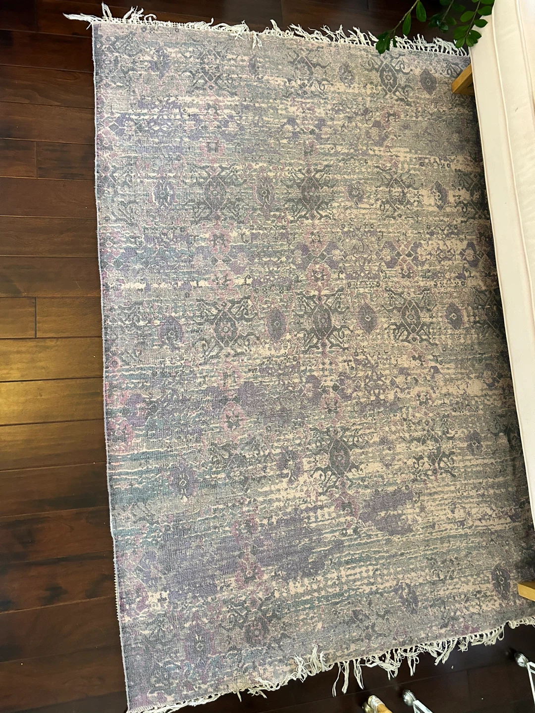 Distressed Persian Style Area Rug - photo 3
