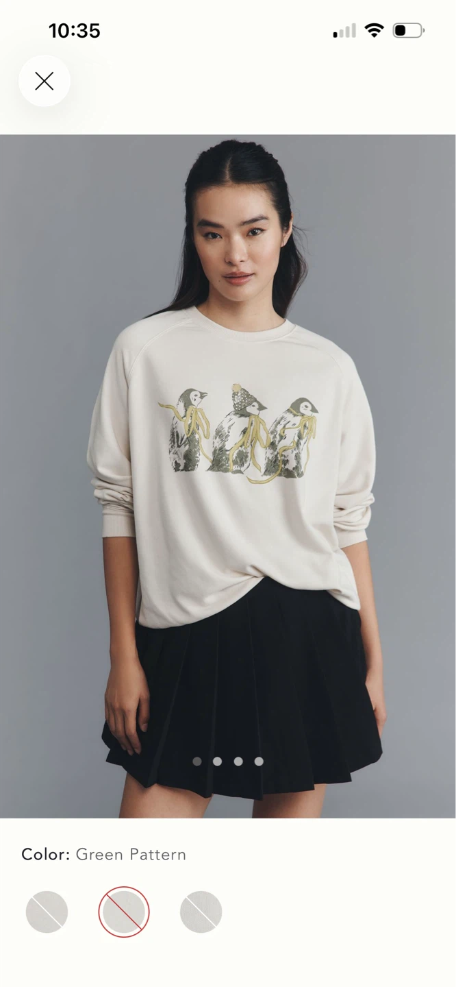 BNWT Anthropologie Maeve Sweatshirt XS