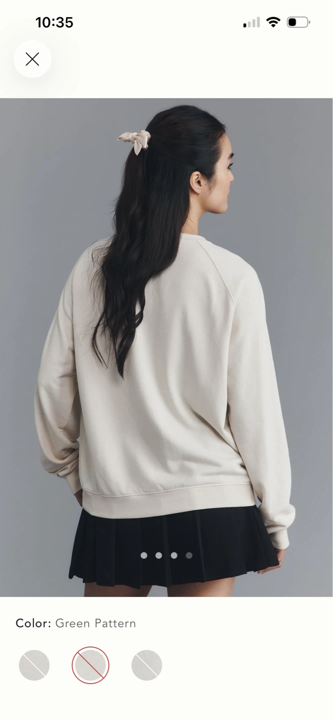 BNWT Anthropologie Maeve Sweatshirt XS - photo 4