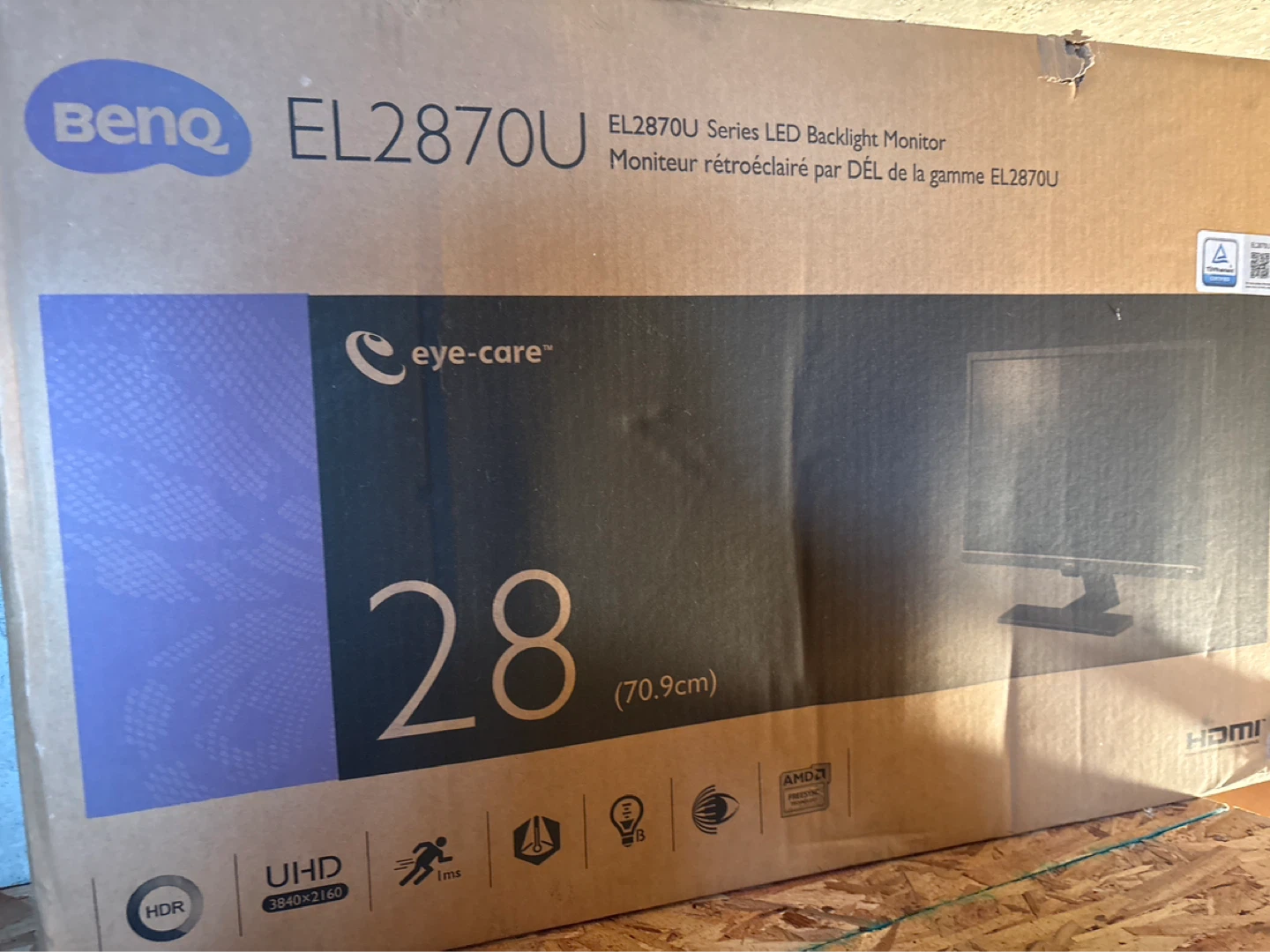 BenQ EL2870U 28" UHD LED Monitor