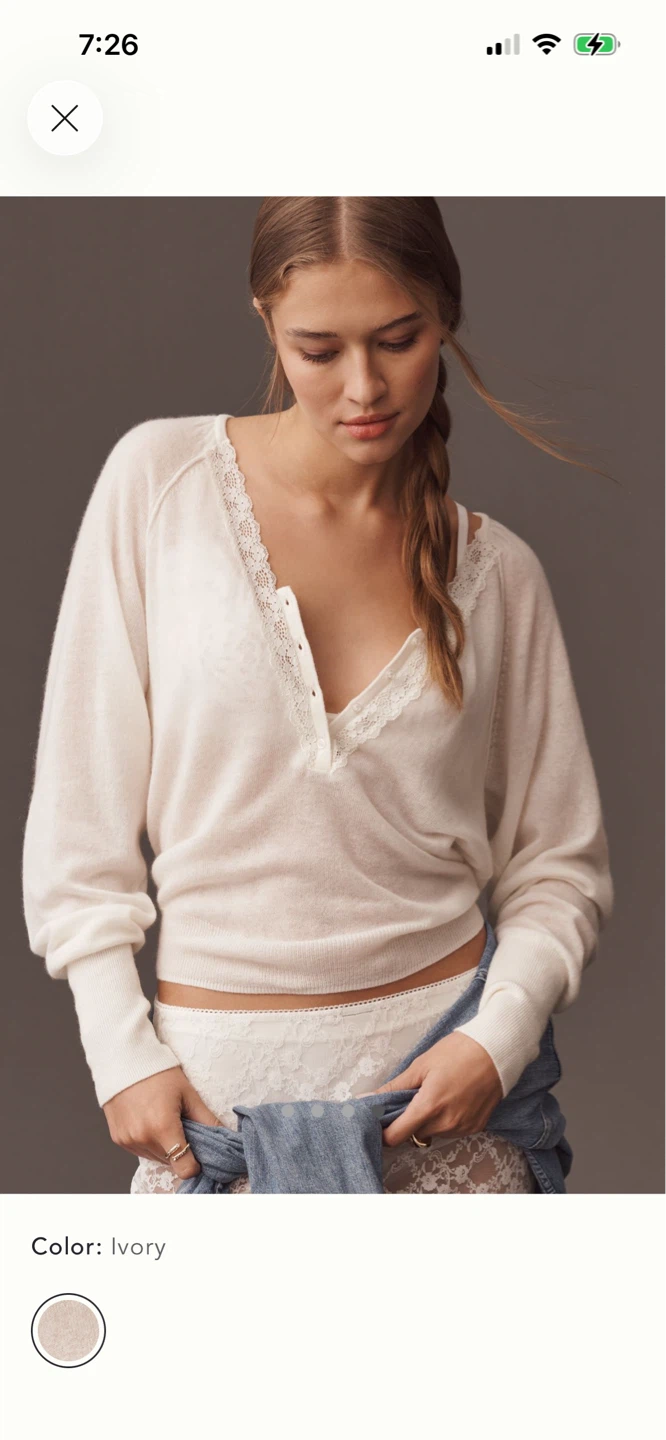 BNWT Anthropologie Cashmere Wool Sweater S - photo 5