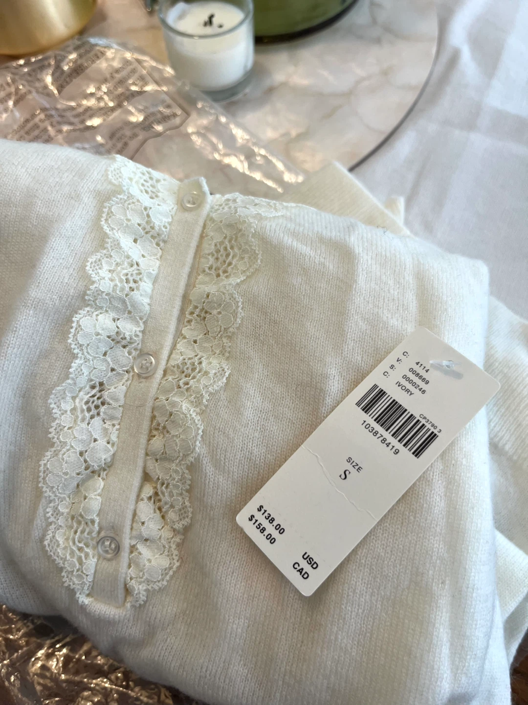 BNWT Anthropologie Cashmere Wool Sweater S - photo 2
