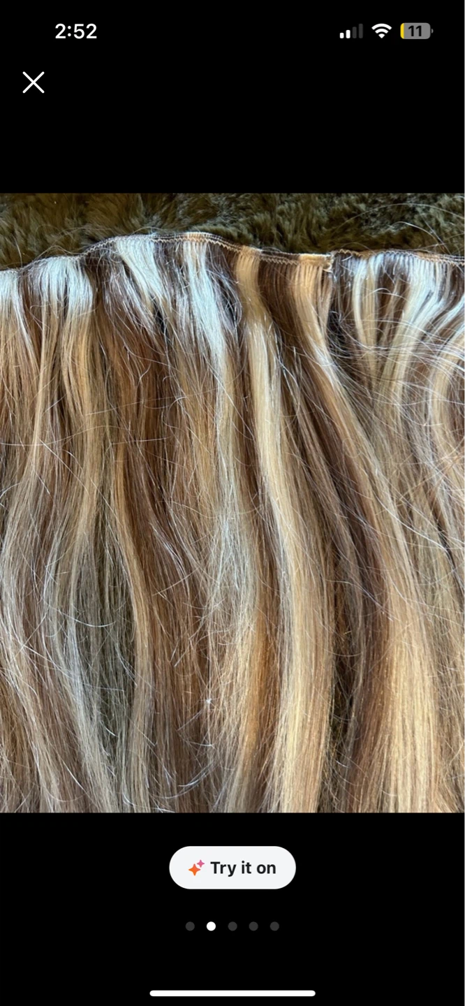 16” Clip-in Hair Extensions - Mixed Blonde Tones - photo 4